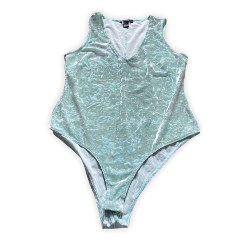 Forever 21 Velvet Body Suit size large